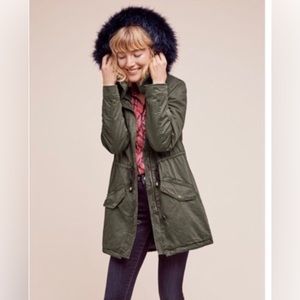 Anthropologie Hei Hei hooded parka.